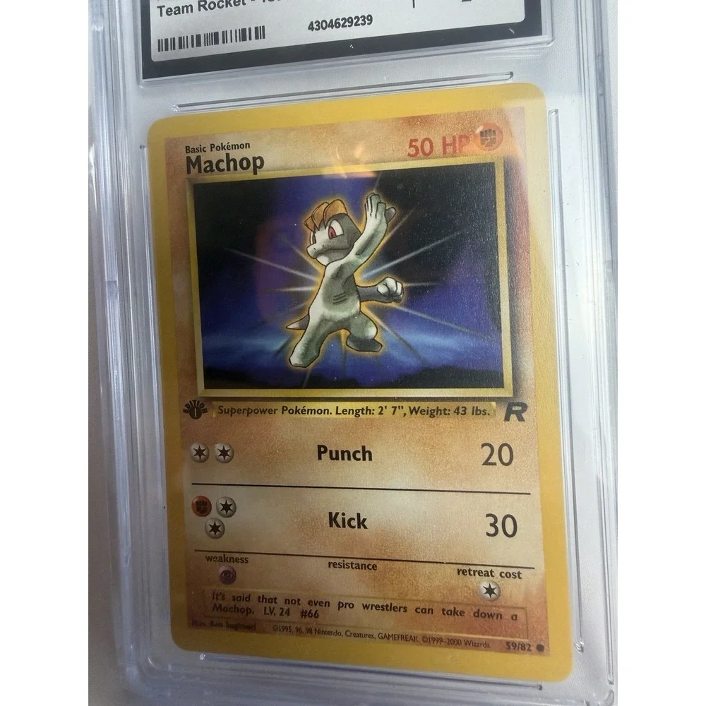 Machop Pokémon (2000) Team Rocket - 1st Ed. - 59/82